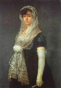 Francisco Jose de Goya Bookseller's Wife oil
